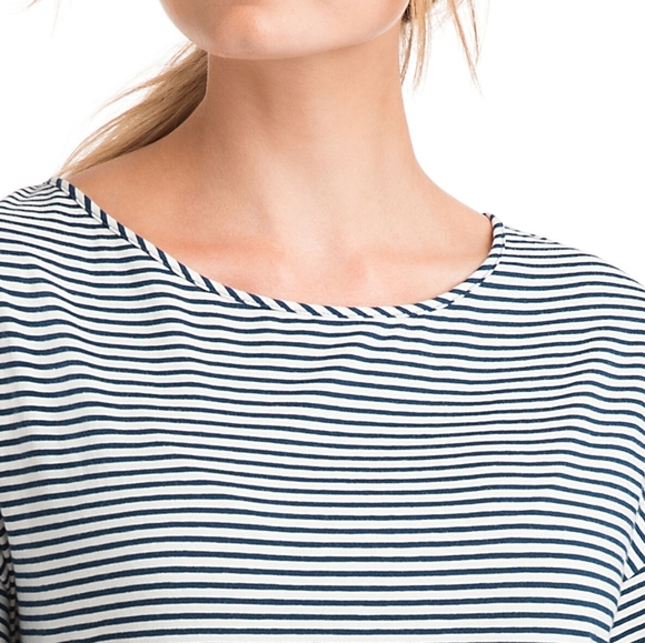 Vineyard Vines Stripe Flutter Sleeve Flounce Dress - Picture 10 of 10